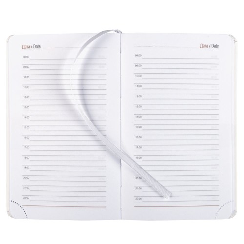 Купить Ежедневник Basis Mini, недатированный, белый с нанесением логотипа