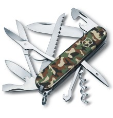 Нож перочинный Huntsman 91, зеленый камуфляж
