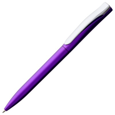 Купить Ручка шариковая Pin Silver, фиолетовый металлик с нанесением