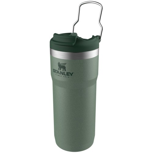 Купить Термокружка Stanley Classic Twin Lock, зеленая с нанесением логотипа