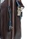 Купить Сумка мужская для ноутбука Piquadro Blue Square, коричневая с нанесением логотипа