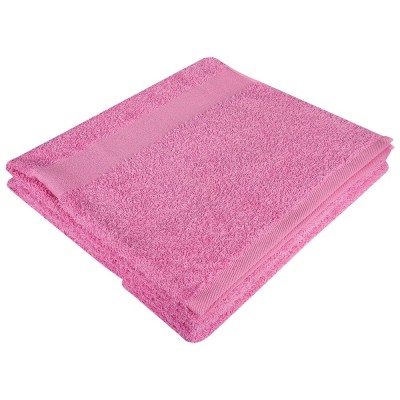 Купить Полотенце махровое Soft Me Large, розовое с нанесением