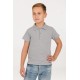 Купить Рубашка поло детская Virma Kids, серый меланж с нанесением логотипа