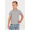 Купить Рубашка поло детская Virma Kids, серый меланж с нанесением логотипа