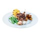 Купить Набор Dine из 16 предметов, белый с нанесением логотипа