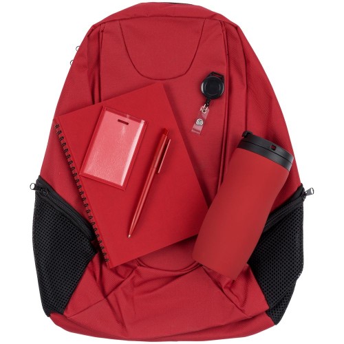 Купить Набор Daypack, красный с нанесением логотипа