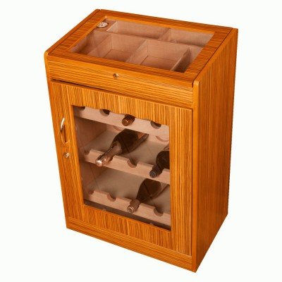 Купить Сейф для вина и сигар Zebrano с нанесением