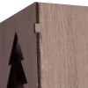 Купить Подсвечник Wood, с изображением елочки с нанесением логотипа