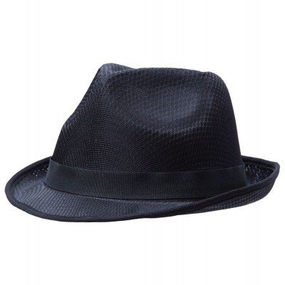 Купить Шляпа Gentleman, черная с черной лентой с нанесением
