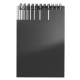 Купить Непромокаемый блокнот Gus, серый с нанесением логотипа