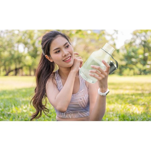 Купить Бутылка для воды с миской для питомца Dog Water Bowl Lite, черная с нанесением логотипа