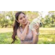 Купить Бутылка для воды с миской для питомца Dog Water Bowl Lite, черная с нанесением логотипа