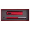 Купить Набор Snooper: аккумулятор и ручка, красный с нанесением логотипа