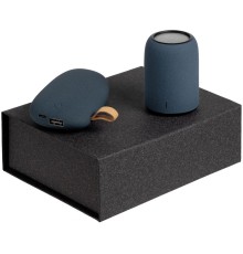 Набор Palm Beach, средний, серо-синий