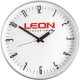 Купить Часы настенные ChronoTop, серебристые с нанесением логотипа