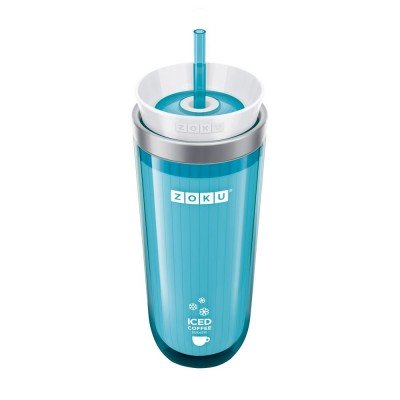 Купить Стакан для охлаждения напитков Iced Coffee Maker, голубой с нанесением