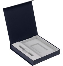 Коробка Arbor под ежедневник 13х21 см и ручку, синяя