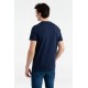 Купить Футболка мужская T-bolka Stretch Light, темно-синяя (navy) с нанесением логотипа
