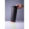 Купить Термостакан fixMug, черный с нанесением логотипа
