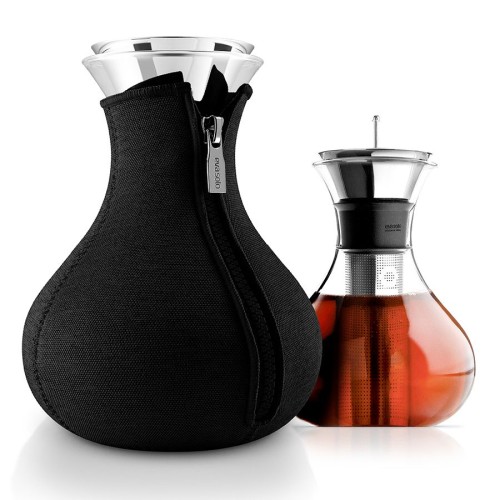 Купить Чайник заварочный Tea Maker в чехле, черный с нанесением логотипа