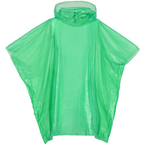 Купить Дождевик-пончо RainProof, зеленый с нанесением логотипа