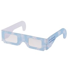 Новогодние 3D очки «Снежинки», голубые