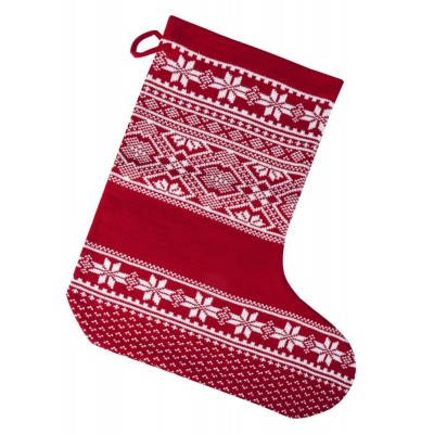 Купить Новогодний носок «Скандик», красный с нанесением