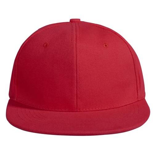 Купить Бейсболка Unit Snapback с прямым козырьком, красная с нанесением логотипа Купить Бейсболка Unit Snapback с прямым козырьком, красная с нанесением логотипа