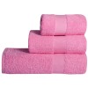 Купить Полотенце махровое Soft Me Medium, розовое с нанесением логотипа