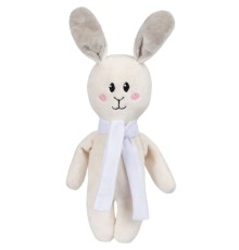 Игрушка Beastie Toys, заяц с белым шарфом