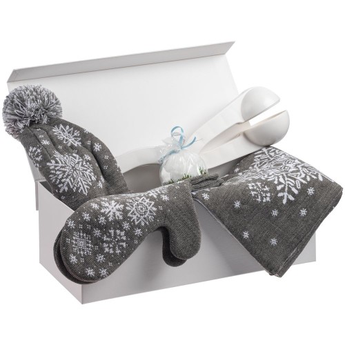 Купить Набор Let It Snow, белый с нанесением логотипа