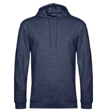 Толстовка с капюшоном унисекс Hoodie, синий меланж