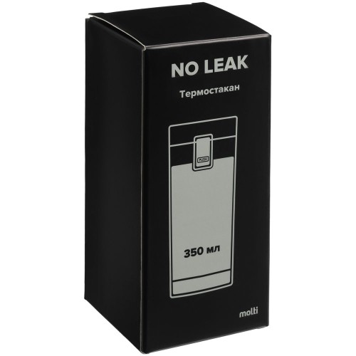 Купить Термостакан No Leak, черный с нанесением логотипа