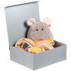 Купить Коробка My Warm Box, серебристая с нанесением логотипа