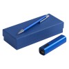 Купить Набор Snooper: аккумулятор и ручка, синий с нанесением логотипа