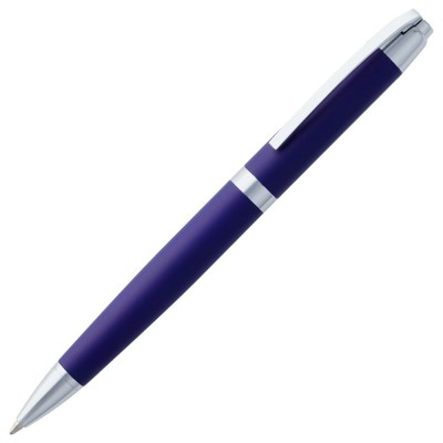 Купить Ручка шариковая Razzo Chrome, синяя с нанесением