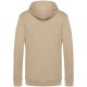 Купить Толстовка с капюшоном унисекс Hoodie, бежевая с нанесением логотипа