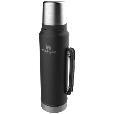 Купить Термос Stanley Classic 1000, черный с нанесением логотипа