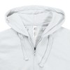 Купить Толстовка женская Hooded Full Zip белая с нанесением логотипа