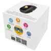 Купить Умные часы для детей Elari KidPhone 2, черные с нанесением логотипа
