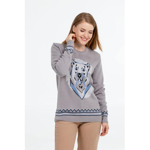 Купить Джемпер Totem Bear, серый с нанесением логотипа