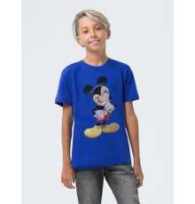 Футболка детская Mickey Mouse, ярко-синяя
