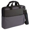 Купить Сумка для ноутбука Qibyte Laptop Bag, темно-серая с черными вставками с нанесением логотипа