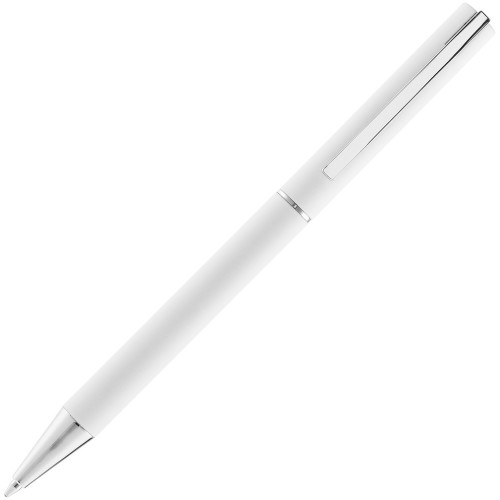 Купить Ручка шариковая Blade Soft Touch, белая с нанесением логотипа