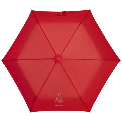 Купить Зонт складной Karissa Ultra Mini, механический, красный с нанесением логотипа
