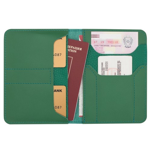 Купить Автобумажник Hakuna Matata, зеленый с нанесением логотипа