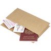 Купить Органайзер для путешествий ticketJacket, песочный с нанесением логотипа
