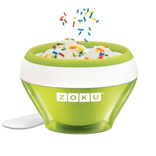 Купить Мороженица Ice Cream Maker, зеленая с нанесением логотипа