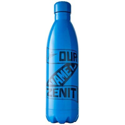 Купить Термос Our Name Is Zenit, голубой с нанесением