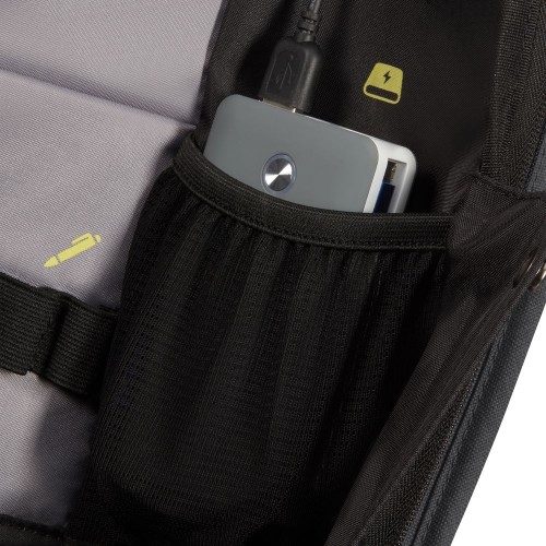Купить Рюкзак для ноутбука Securipak, черный с нанесением логотипа